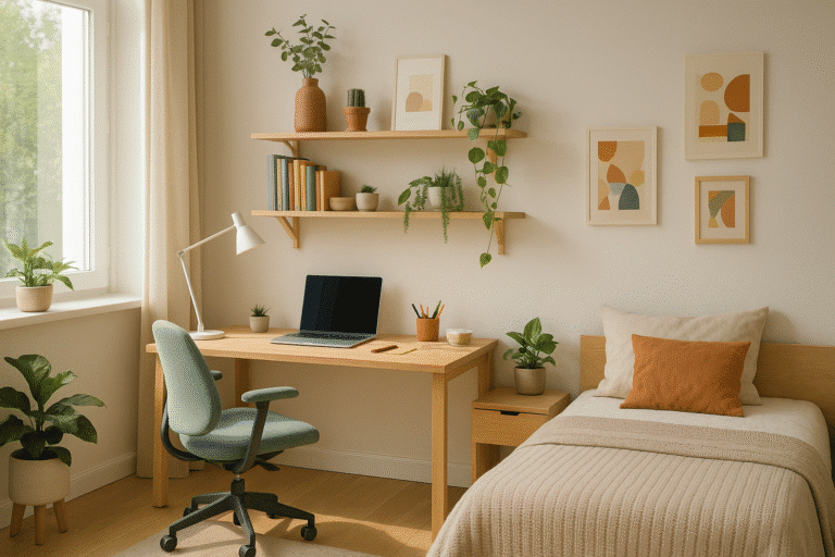 Astuces irrésistibles pour aménager sa chambre étudiante et booster concentration et créativité